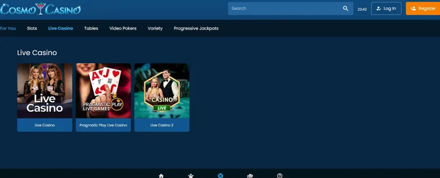 Cosmo Casino login nz